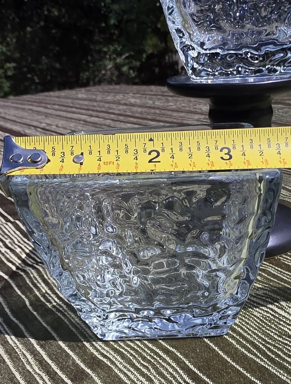 Disaronno Italian Amaretto Textured Glass Bar Snack Bowls Set of 2